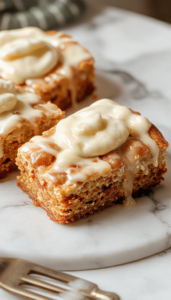 A vibrant carrot cake cheesecake sliced to reveal layers of spiced carrot cake and smooth cheesecake, topped with cream cheese frosting, shredded carrots, and chopped nuts on a rustic white plate with a colorful background.