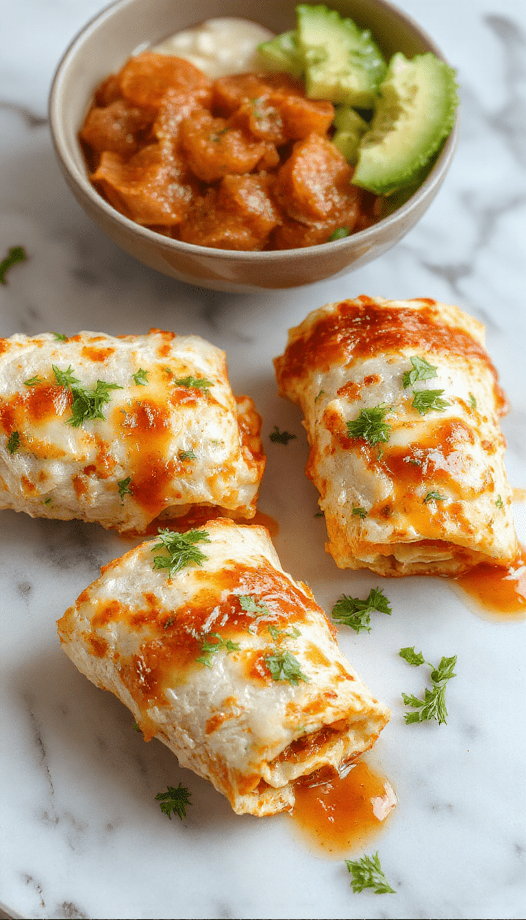 Colorful tortilla pizza rolls arranged on a white plate with melted cheese, pepperoni slices, and fresh herbs. The rolls are golden brown and crispy, with a slight sheen of melted cheese. The background features a bright, cheerful table setting with kids' lunchbox accessories, creating a lively and inviting atmosphere.