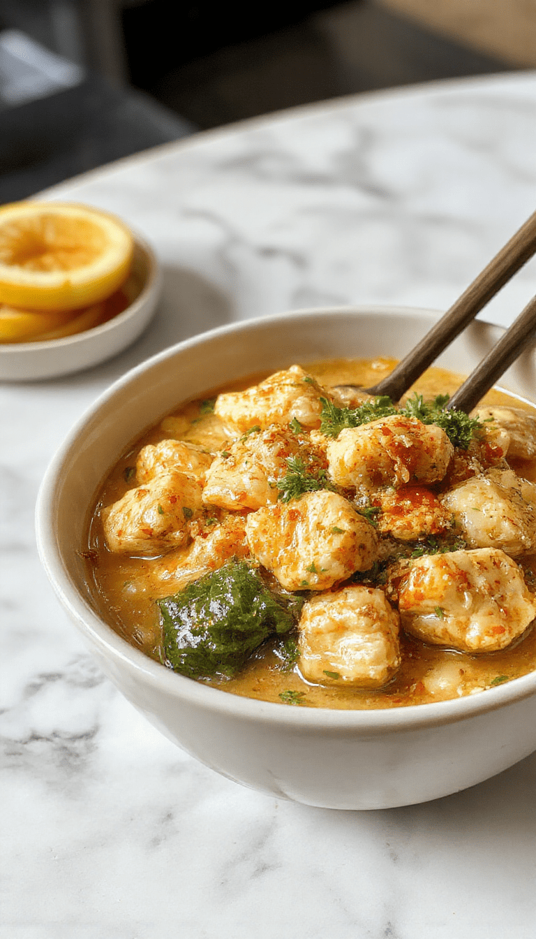 A vibrant plate of stir-fried chicken and ramen noodles garnished with chopped scallions and sesame seeds, presented on a rustic wooden table with colorful vegetables in the background, showcasing a glossy, flavorful sauce and a perfect blend of textures.