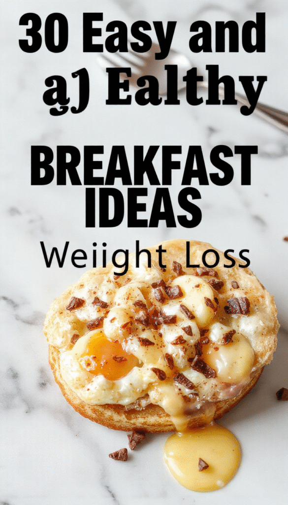 A vibrant and appetizing breakfast spread featuring bowls of fresh berries, slices of avocado toast topped with cherry tomatoes, scrambled eggs with spinach, and smoothies in colorful glasses. The scene is set on a rustic wooden table with natural lighting highlighting the textures and bright colors of the healthy ingredients.