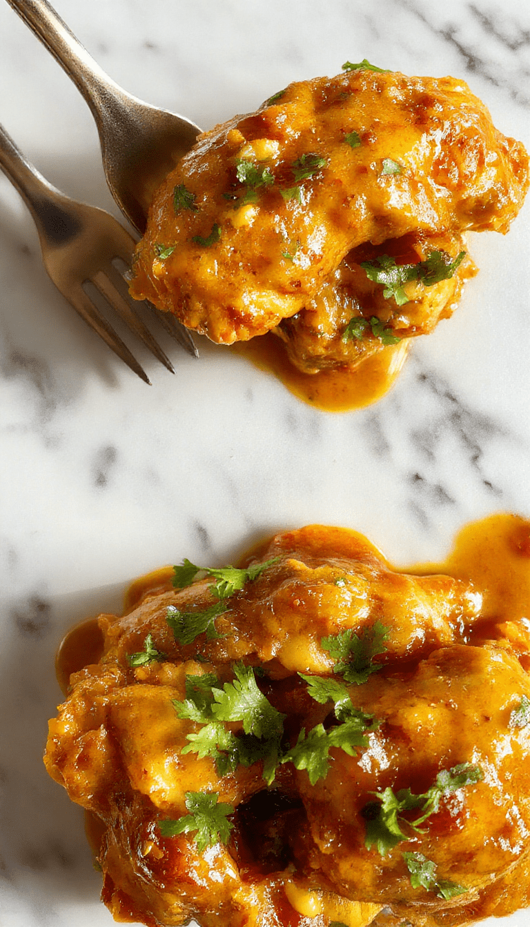 A vibrant plate of authentic Jamaican curry chicken featuring golden-brown chicken pieces coated in rich, yellow curry sauce, garnished with fresh herbs. The dish is served on a rustic wooden table with colorful side vegetables, emphasizing the bold spices and juicy textures. The presentation is inviting, capturing the warm and spicy essence of Caribbean cuisine.