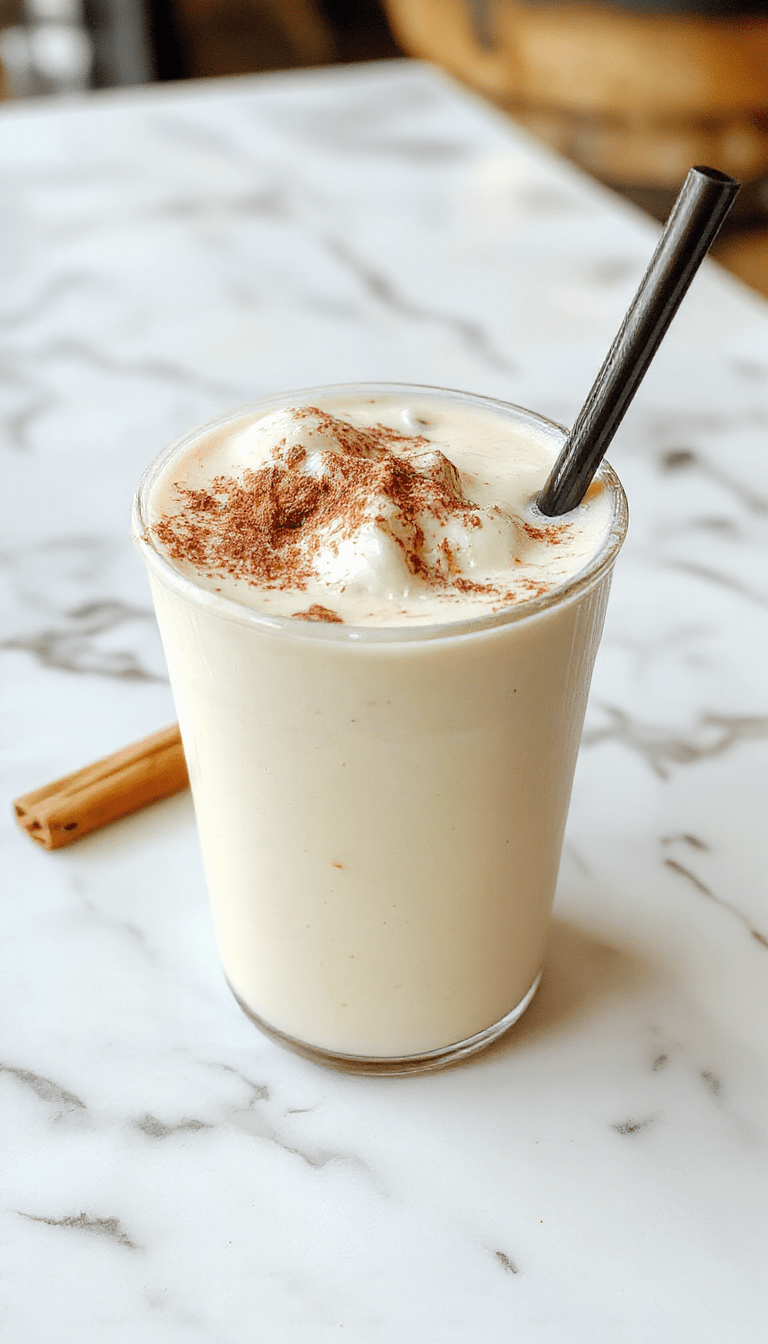A warm, inviting cup of vanilla cinnamon milk tea with frothy milk on top, garnished with a cinnamon stick and a sprinkle of cinnamon powder, placed on a rustic wooden table with a cozy background.