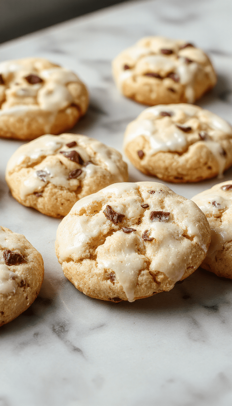 A close-up of golden-brown homemade Samoas cookies topped with toasted coconut and drizzled with rich caramel and chocolate, arranged on a rustic wooden platter with a few cookies stacked, highlighting the textures and vibrant caramel and chocolate glaze.