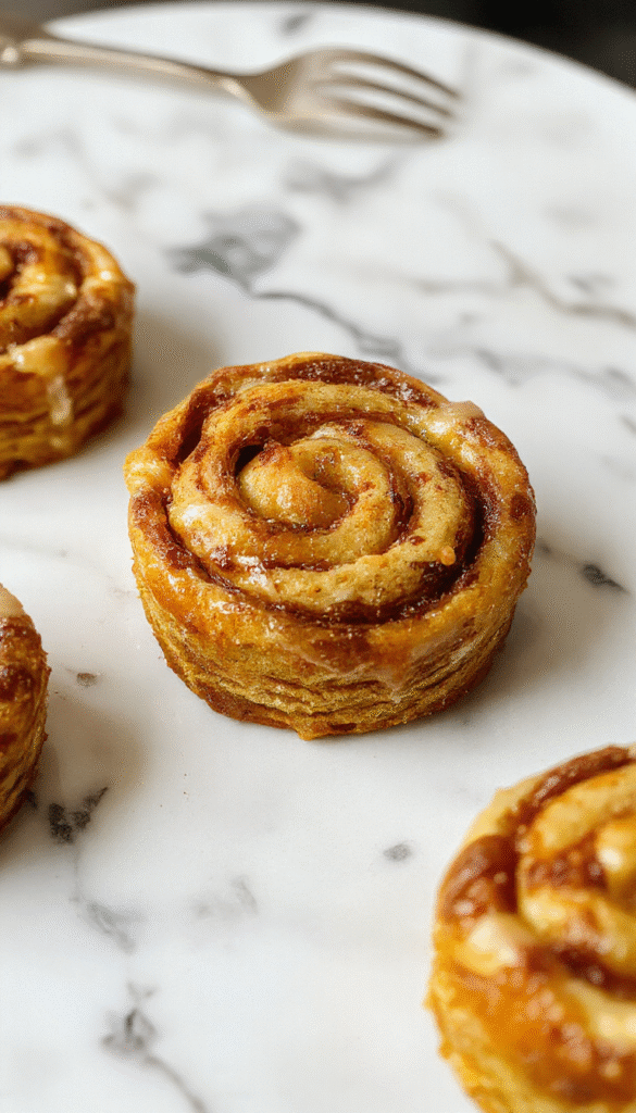 Golden brown mini pumpkin cinnamon swirl bread loaves topped with a cinnamon sugar sprinkle, sliced to show the rich pumpkin and cinnamon swirl inside, all on a rustic wooden platter with autumn-themed decorations and warm natural lighting.